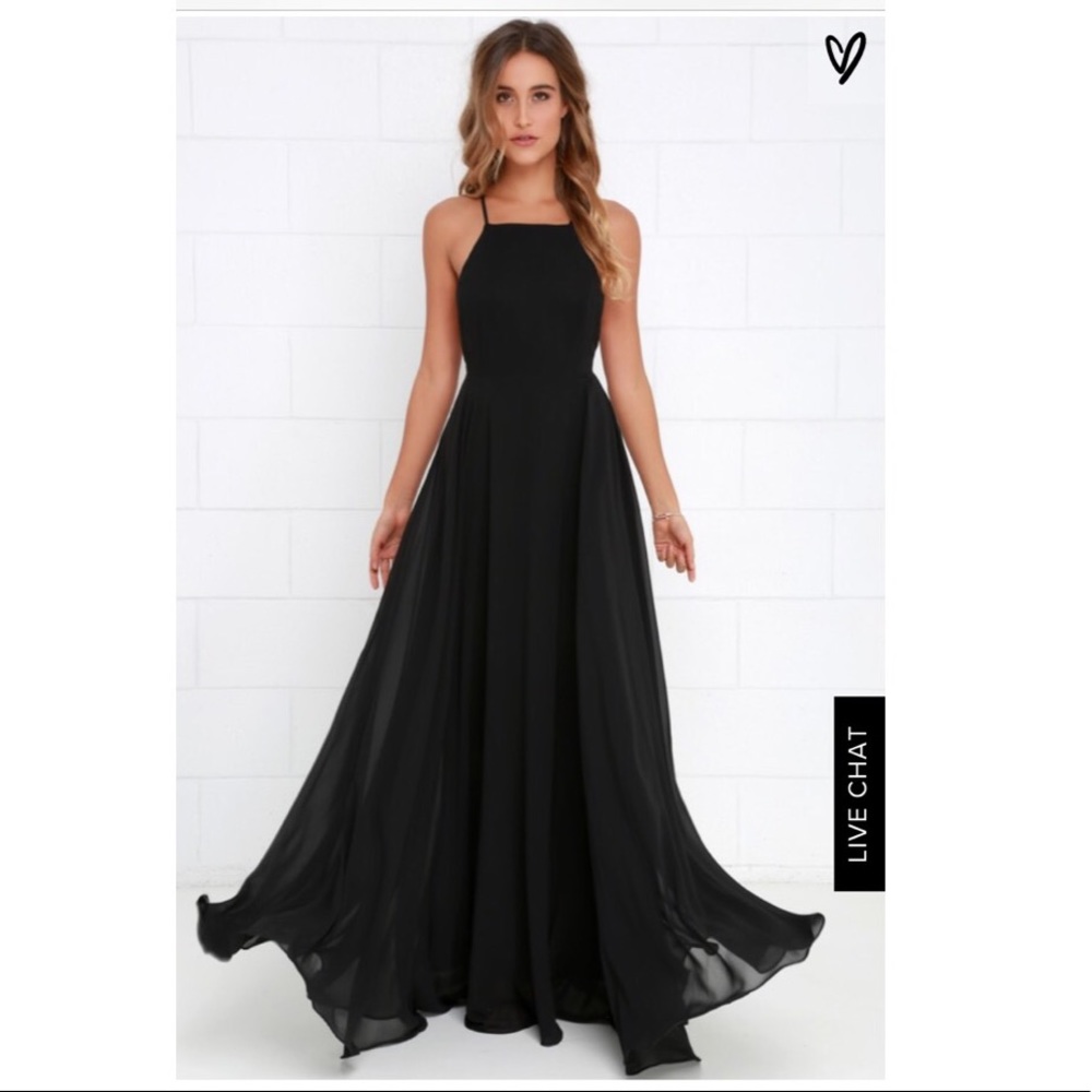 Lulu’s Mythical Kind of Love Black Maxi